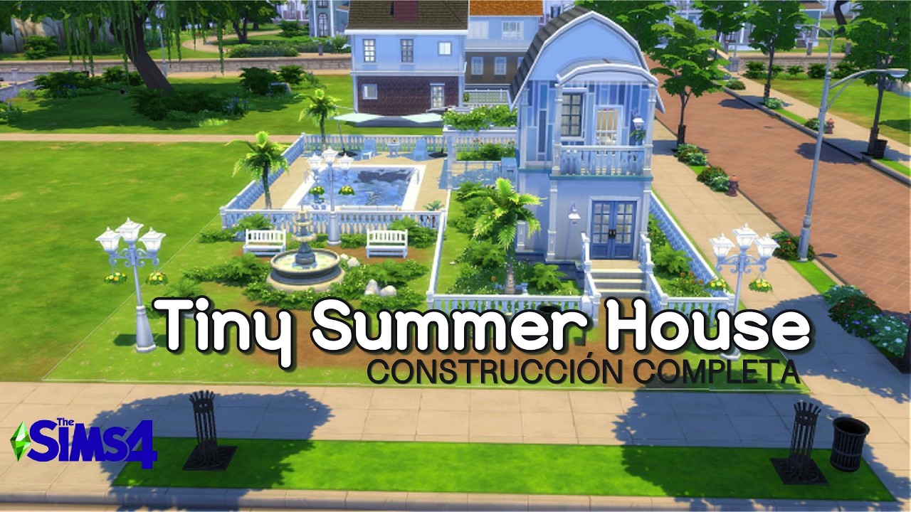 ¡Construyo una MINICASA🏠 de 32 baldosas🤯! | Tiny Summer House☀️