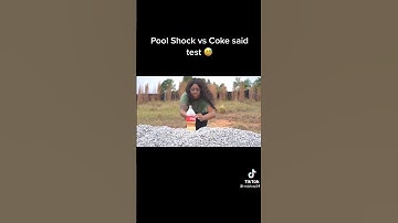Pool shock vs coke