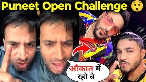 Puneet Superstar Very Angry Reply to Badshah and Mika Singh | Puneet Support Yo Yo Honey Singh