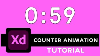 How to animate numbers in XD - Adobe XD Tutorial Net Worth