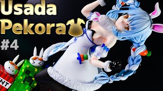 [ホロライブ ガレキ]  vtuber 兎田ぺこらフィギュア minecraftジオラマ製作 4