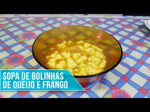 Vídeo: Sopa Com Bolinhos De Queijo