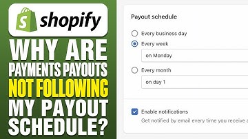 Why Are My Shopify Payments Payouts Not Following My Payout Schedule (2025)