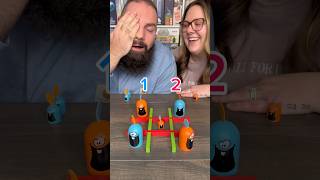 PAC-MAN Tic Tac Toe! Come Play Gobblet Gobblers With Us! #boardgames #gamenight #couple #fun