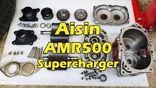 Aisin AMR500 Supercharger Disassembly (broken bearings) #aisin #amr500 #supercharger