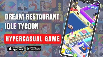 Dream Restaurant Idle Tycoon 🍴👩🏻‍🍳🍔 Gameplay | Android, iOS | Game