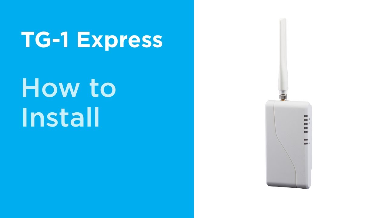 How to Install the TG-1 Express - YouTube