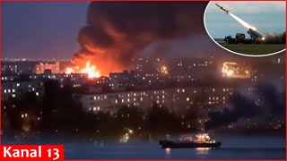Ukraine struck Russian military targets, aircraft, landing craft with Neptune cruise missiles