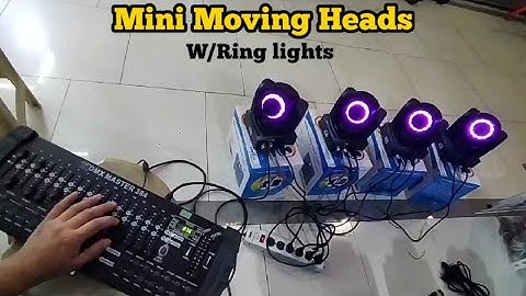 30-Watts Moving Heads Led w/Ring running lites