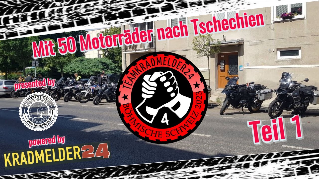 Von Norden nach Tschechien | Kradmelder24 Treffen 2023 | Anfahrt Tag 1