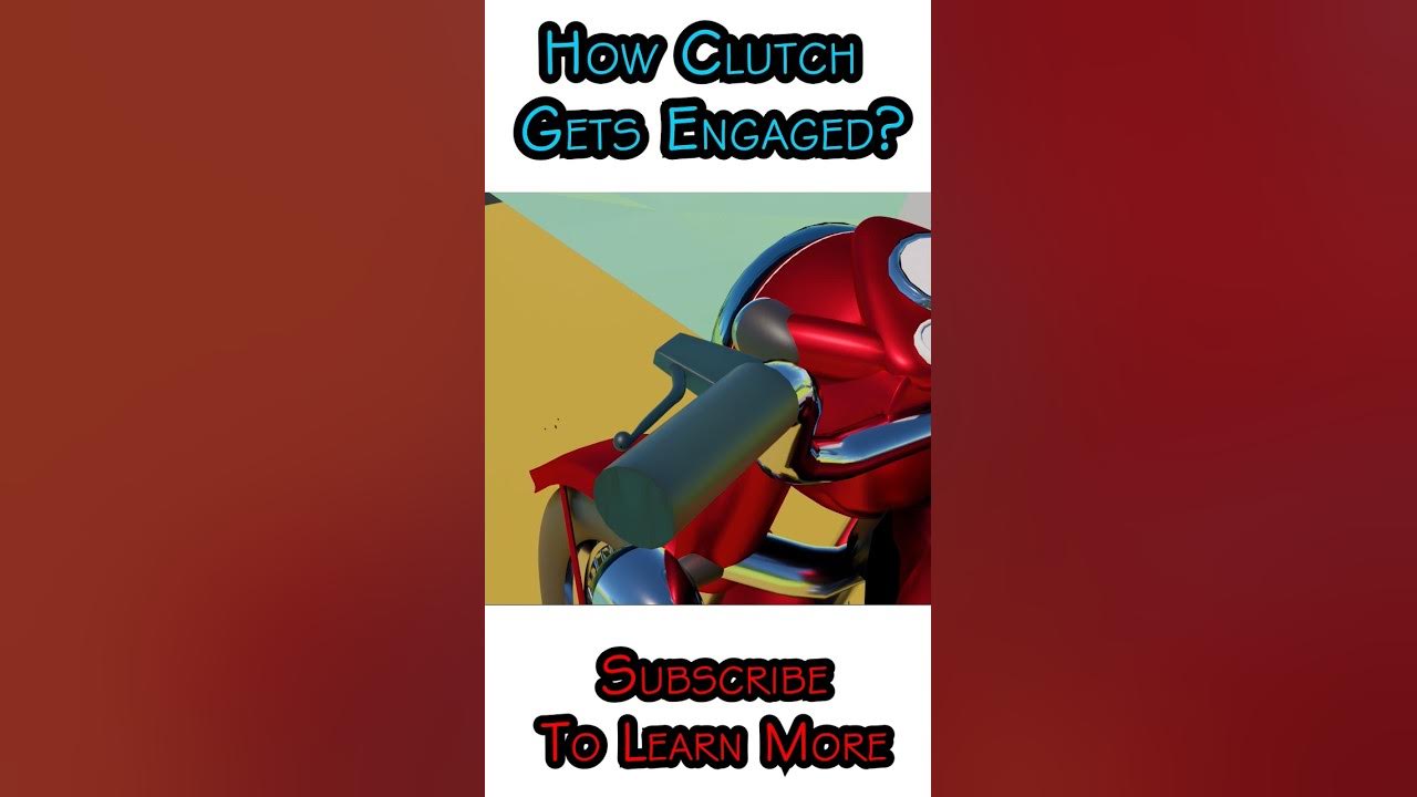 How Does Clutch Operate? Clutch Engagement Explained. (3D Animation
