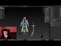 Blender Sculpting - Sage Model - Part 2