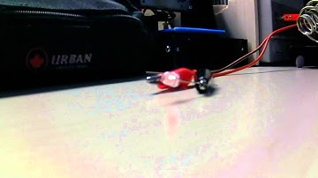 Observe a burning led - Slow motion