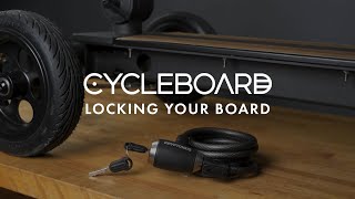 Locking your CycleBoard Rover