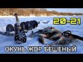 ЖОР ОКУНЯ 20-21. ЛОВЛЯ НА МОРМЫШКУ. ЗИМНЯЯ РЫБАЛКА. РАЗВЛЕЧЕНИЯ.