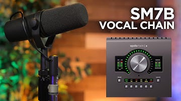 SM7B voiceover signal chain (UAD Apollo 2020)