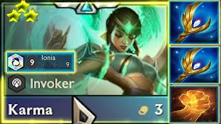 3 Star Karma Carry Team is Strong 9 lonia | TFT SET9 RANKED