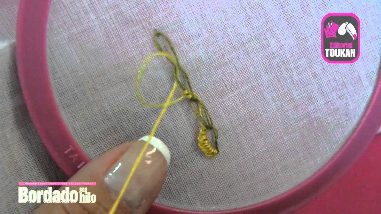 Cadena con puntada de ojal