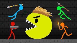 Stickman Vs Monster Pacman - Fan Made