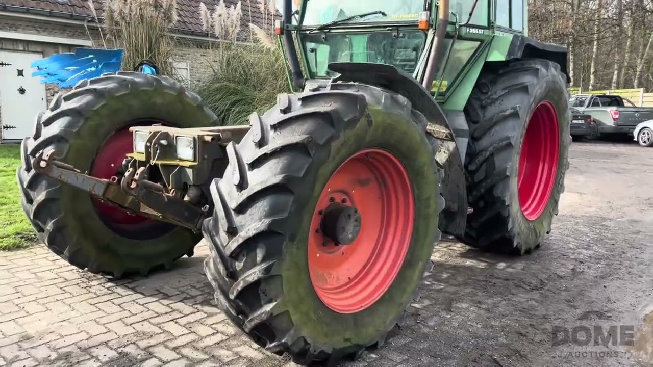 9 - 1992 Fendt F395GT four-wheel drive utility tractor