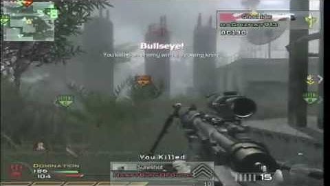 Mw2:: Crazy Cross Map Throwing Knife::
