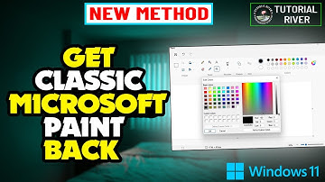 How To Get Classic Microsoft Paint Back On Windows 11  [ Easy Steps ] 2025