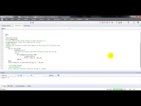 QTP For Beginers | How to print numerics in a specified string using qtp