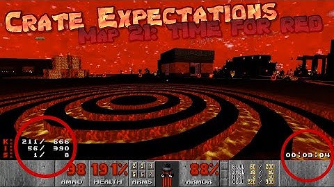 Crate Expectations - Map 21 - Time for Red - a big meaty red map including an ALTERNATE DIMENSION!!