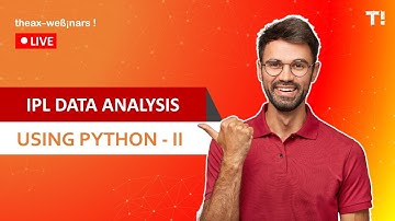 IPL Data Analysis Using Python - II | Data Visualization Using Python | Theax