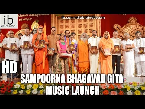 Sampoorna Bhagavad Gita music launch   idlebraincom