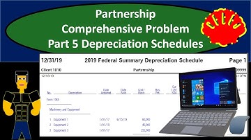 Partnership Comprehensive Problem Part 5 Depreciation Comp 5