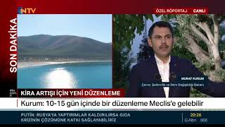 I-Bakanımız Sayın Murat Kurum Ntv Ana Haber Bülteninde Seda Öğretirin Sorularını Yanıtlıyor