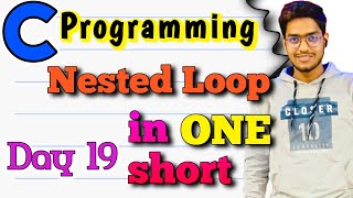 Nested of Loop in C | Nested for loop in C | C Programming 19