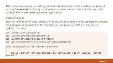 Solving the File Download Extension Issue in Laravel for Chrome and Edge Users