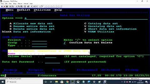 TSO 02 Allocating New DSN