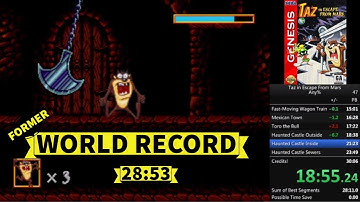 *former WR* Taz in Escape from Mars SPEEDRUN - 28:53