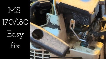 MS 170/180 choke- on / off switch replacement