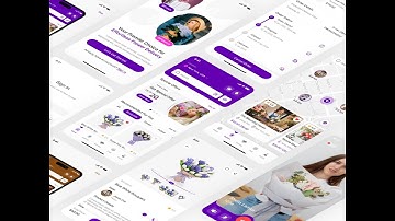 Flower Delivery Mobile App UIUX Design | Flower Shop App UI Design | Figma | App UI Design | App UX