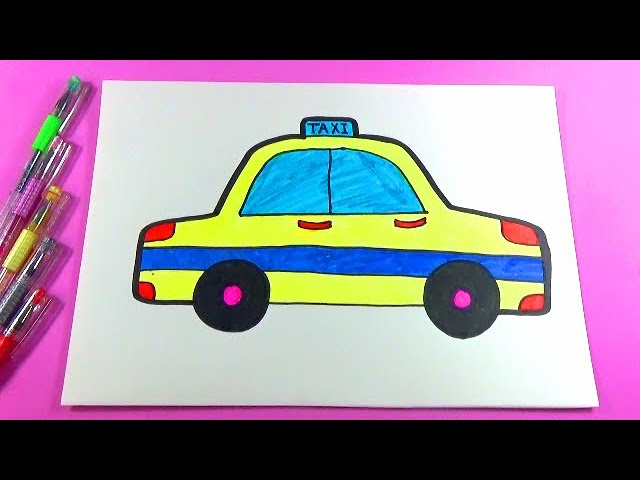 Bạn muốn vẽ một chiếc taxi đơn giản? Hãy xem hình ảnh này để khám phá cách vẽ một chiếc taxi đơn giản và nhanh chóng!