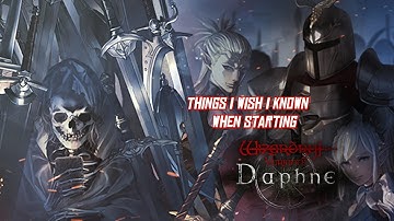 Things I wish I known when starting Wizardry Variants Daphne, October 2025