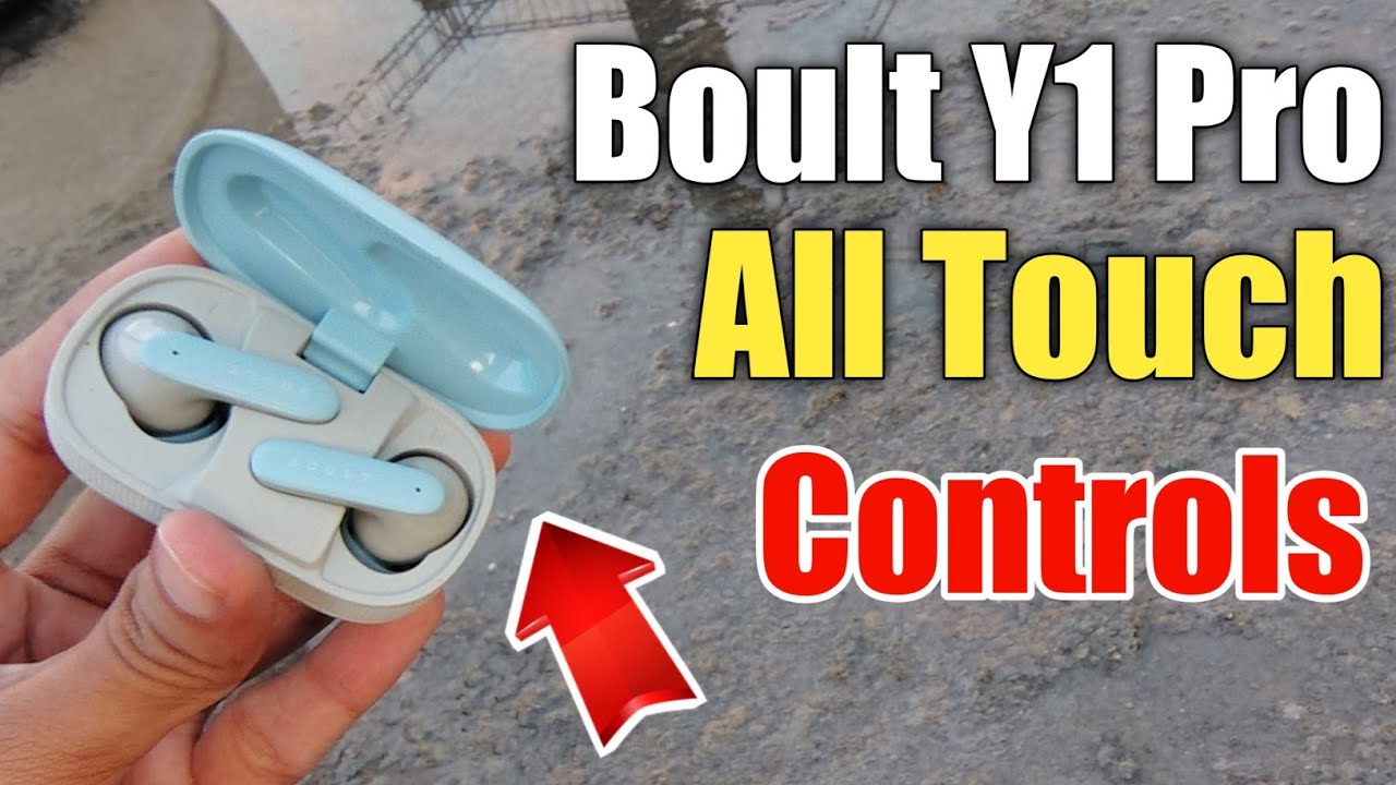 Boult Y1 Pro All Touch Controls | Earbuds Boult Y1 Pro Touch Controls