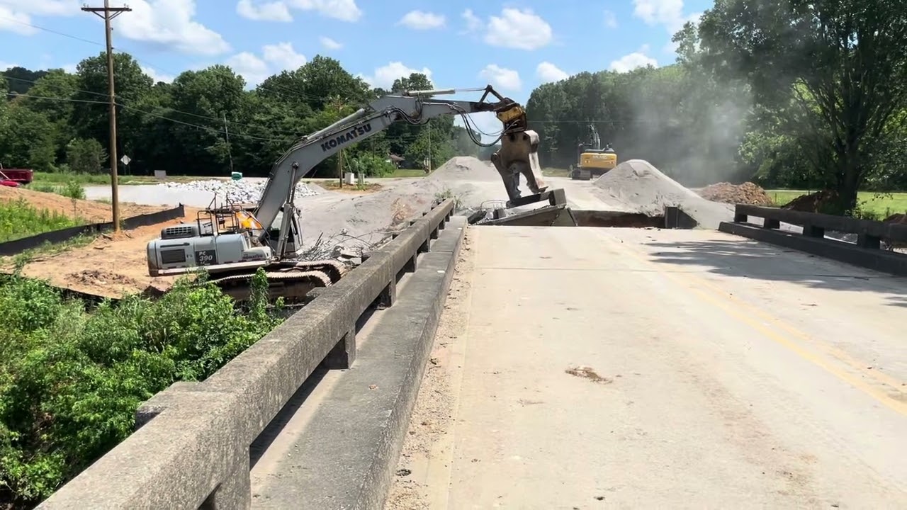Bridge Demolition on SR-243 in Franklin County