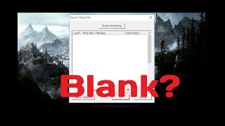 |2017|HOW TO FIX : Blank Mod Manager in Skyrim (Launcher) & Auto-Unloading Nexus Mod Manager Plugin. screenshot 5