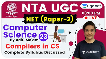 NTA UGC NET 2020 (Paper-2) | Computer Science by Aditi Ma