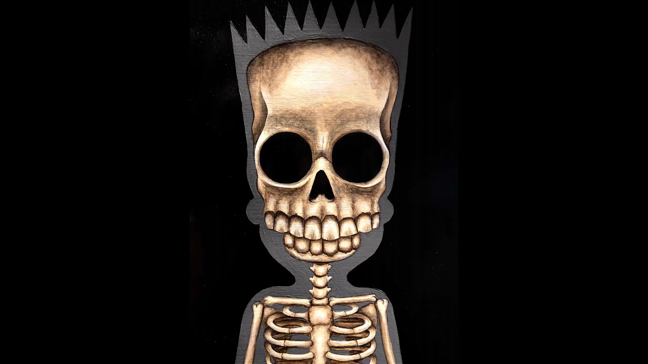 Bart Simpson's X-ray Painting - YouTube