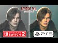 Resident Evil 9 Requiem PS5 vs Nintendo Switch 2 Graphics Comparison