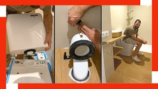🔥 HIGH EFFICIENCY Roca Toilet INSTALLATION 🚽 STEP-by-STEP Guide 🛠️ WC
