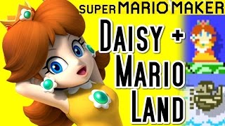 Super Mario Maker PRINCESS DAISY Update - Amiibo & Mario Land Course (Wii U)