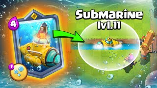 I added a Submarine card to Clash Royale