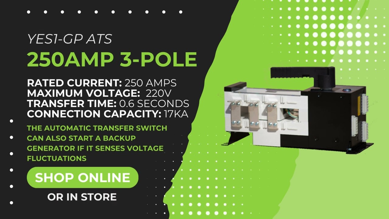 250AMP 3-Pole ATS